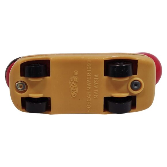 Vntg Oscar Mayer Wienermobile Hot Dog Hot Wheels Toy Car 1993 Malaysia - Picture 4 of 12